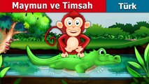 Maymun ve Timsah | Moral Stories in Turkish | türkçe Peri Masalları | Türkçe peri masallar