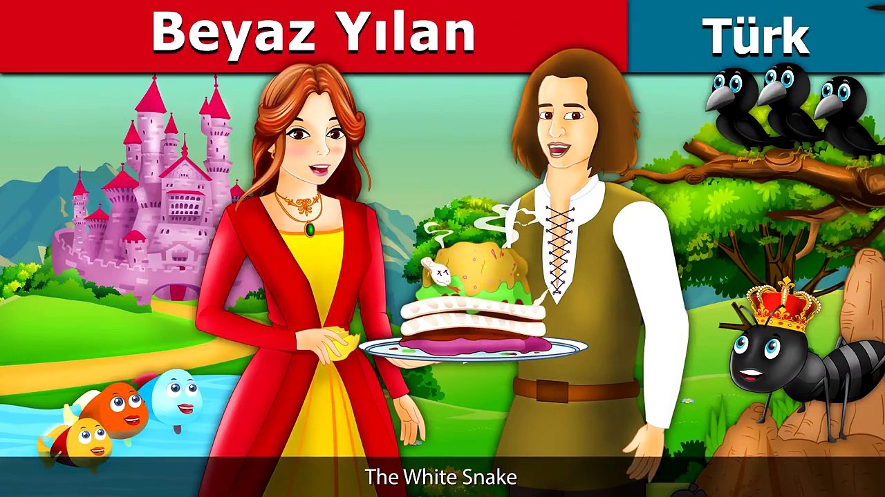 Beyaz Yılan | The White Snake Story in Turkish | Peri Masalları | Türkçe peri masallar