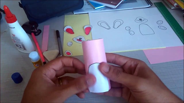 COELHINHO DA PÁSCOA (lembrancinha) - Rolinho de papel higiênico