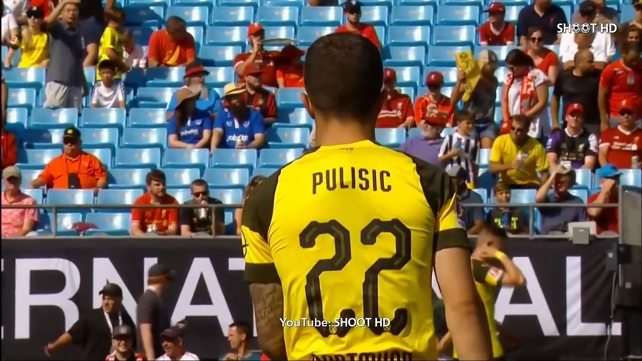 Liverpool vs Dortmund 1-3 - Highlights & Goals - ICC 22-7-2018