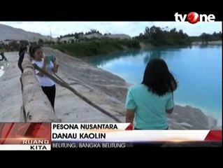 Pesona Pasir Putih Danau Kaolin