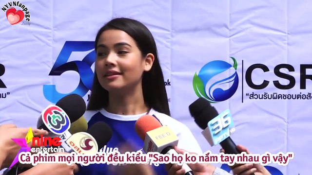 [vietsub] Yaya happy khi fanclub fin với cảnh hôn thật Nadech | 23.06.18