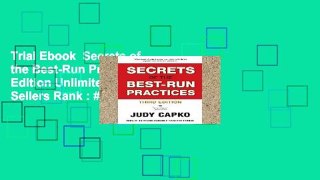 Trial Ebook  Secrets of the Best-Run Practices, 3rd Edition Unlimited acces Best Sellers Rank : #3