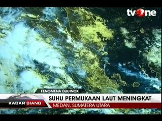 Equinox, Suhu Udara di Medan Mencapai 36 Derajat Celsius