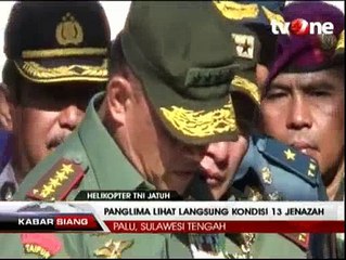 Panglima TNI Datangi RS Bhayangkara Palu