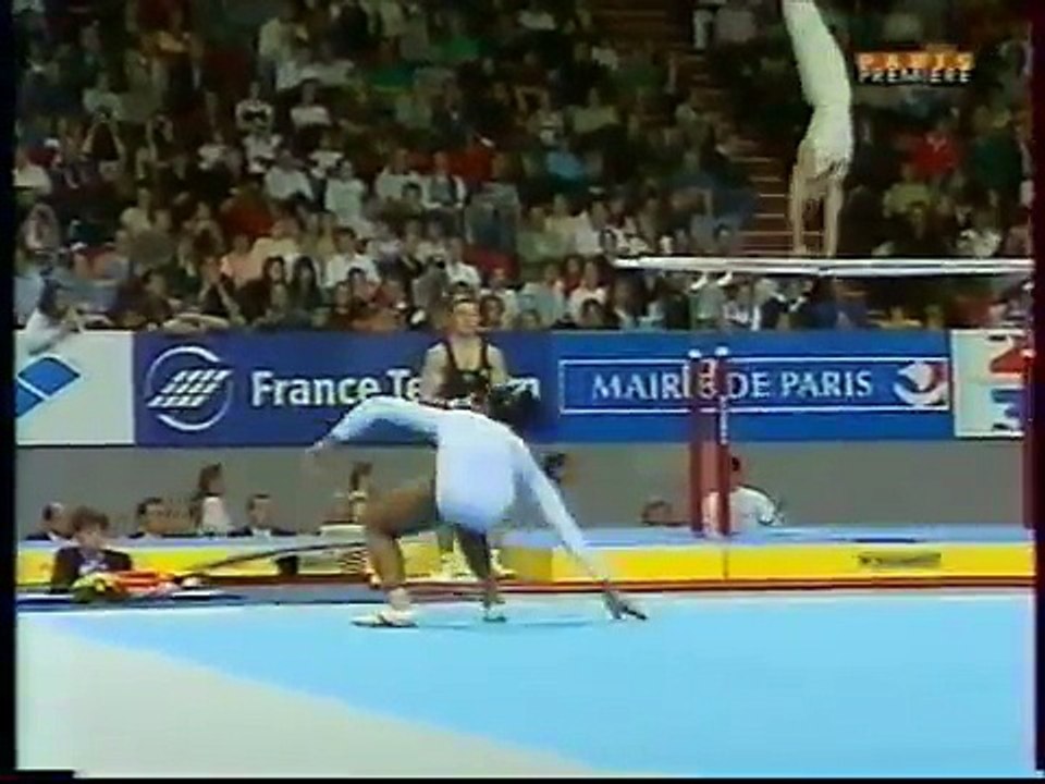 Elvire TEZA (FRA) floor - 1998 French internationals Qualifs
