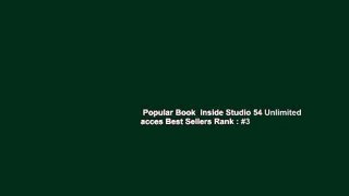 Popular Book  Inside Studio 54 Unlimited acces Best Sellers Rank : #3