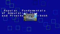 Popular  Fundamentals of Amputation Care and Prosthetics  E-book