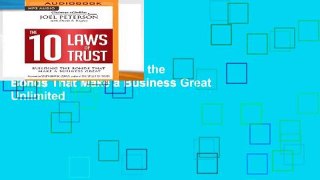 Reading Online The 10 Laws of Trust: Building the Bonds That Make a Business Great Unlimited
