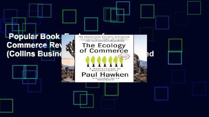 Popular Book  Ecology of Commerce Revised Edition, The (Collins Business Essentials) Unlimited