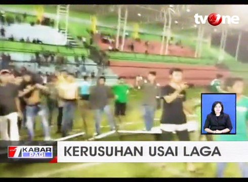 Kemenangan PSMS Ternoda Aksi Rusuh Suporter