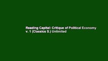 Reading Capital: Critique of Political Economy v. 1 (Classics S.) Unlimited