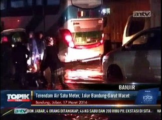 Terendam Air Satu Meter, Jalur Bandung-Garut Macet