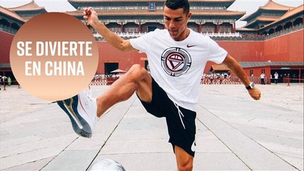 Los trucos de CR7 en la Ciudad Prohibida de China