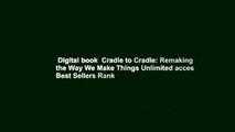Digital book  Cradle to Cradle: Remaking the Way We Make Things Unlimited acces Best Sellers Rank