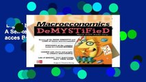 Digital book  Macroeconomics Demystified: A Self-teaching Guide Unlimited acces Best Sellers Rank