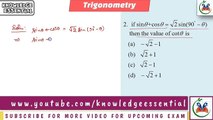 Trigonometry Previous year Questions Asked in SSC Exams || SSC CHSL, SSC CGL, SSC CPO, MTS || Part 1