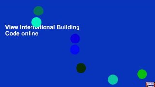 View International Building Code online