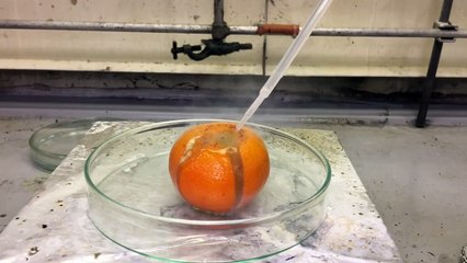 Acid VS Orange Fruit