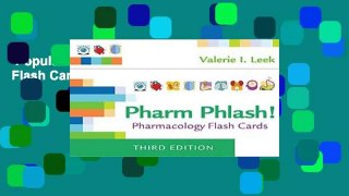 Popular  Pharm Phlash: Pharmacology Flash Cards 3e  Full