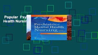 Popular  Psychiatric Mental Health Nursing  E-book