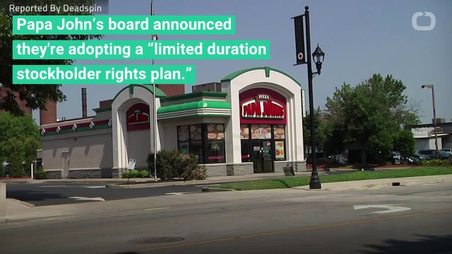 Papa John's Tries To Oust The Disgraced Papa Himself