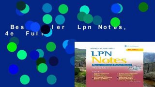 Best seller  Lpn Notes, 4e  Full