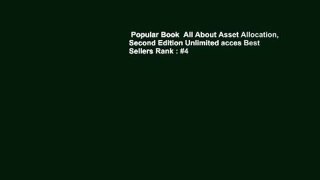 Popular Book  All About Asset Allocation, Second Edition Unlimited acces Best Sellers Rank : #4