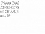 Sweet Home Collection Luxury 5 Piece BedInABag Solid Color Comforter and Sheet Set