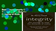 Best E-book Integrity CD: The Courage to Meet the Demands of Reali: The Courage to Meet the