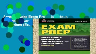 Access books Exam Prep: Hazardous Materials Awareness and Operations (Exam Prep: Hazardous