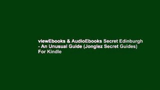 viewEbooks & AudioEbooks Secret Edinburgh - An Unusual Guide (Jonglez Secret Guides) For Kindle