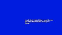 new E-Book Inside China s Legal System (Chandos Asian Studies Series) any format
