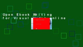 Open Ebook Writing for Visual Media online