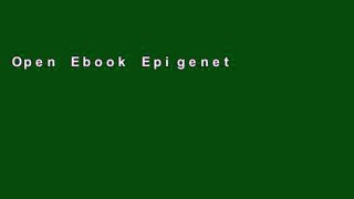Open Ebook Epigenetics online