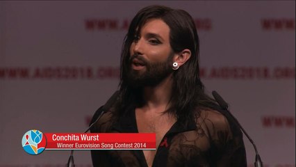 Conchita Intervention 22nd International AIDS Conference (AIDS 2018)_ 23.07.2018