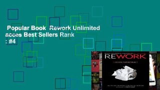 Popular Book  Rework Unlimited acces Best Sellers Rank : #4