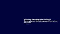 this books is available Stress-testing the Banking System: Methodologies and Applications any format