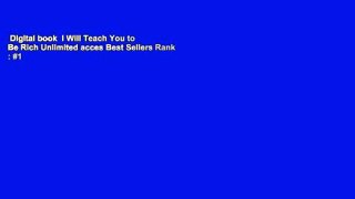 Digital book  I Will Teach You to Be Rich Unlimited acces Best Sellers Rank : #1