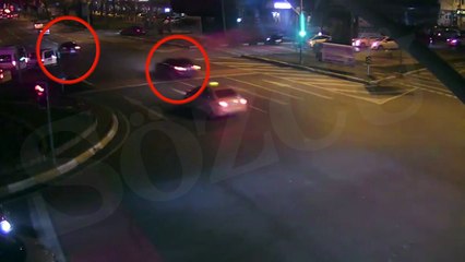 Yarışan otomobiller Filistinli iş adamının ölümüne neden oldu