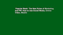 Popular Book  The New Rules of Marketing and PR: How to Use Social Media, Online Video, Mobile
