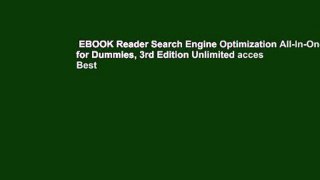EBOOK Reader Search Engine Optimization All-In-One for Dummies, 3rd Edition Unlimited acces Best