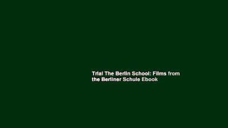 Trial The Berlin School: Films from the Berliner Schule Ebook