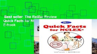 Best seller  The ReMar Review Quick Facts for NCLEX  E-book