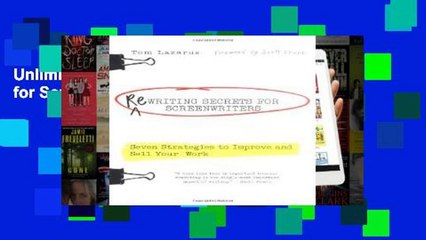 Unlimited acces Rewriting Secrets for Screenwriters Book
