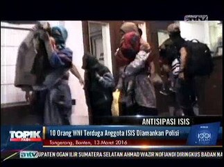 10 WNI Terduga Anggota ISIS Diamankan Polisi