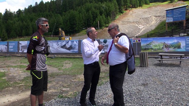 Les travaux du nouveau télésiège des Orres