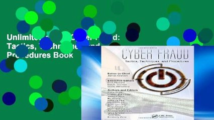 Unlimited acces Cyber Fraud: Tactics, Techniques and Procedures Book