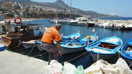 Adadaki keçilere 20 yıldır bakıcılık yapıyor - İZMİR