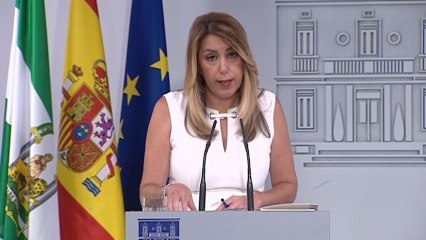 Susana Díaz, tras reunirse con Pedro Sánchez: “Andalucía mantiene firmes sus reivindicaciones”